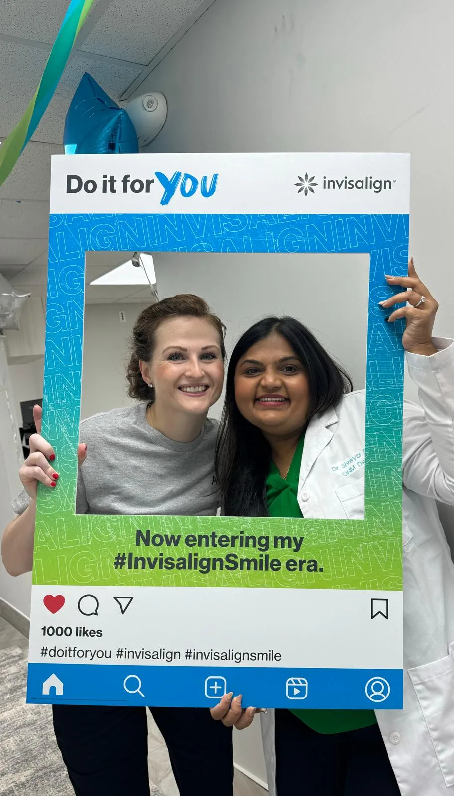 Invisalign patient